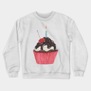 Birthday cupcake Crewneck Sweatshirt